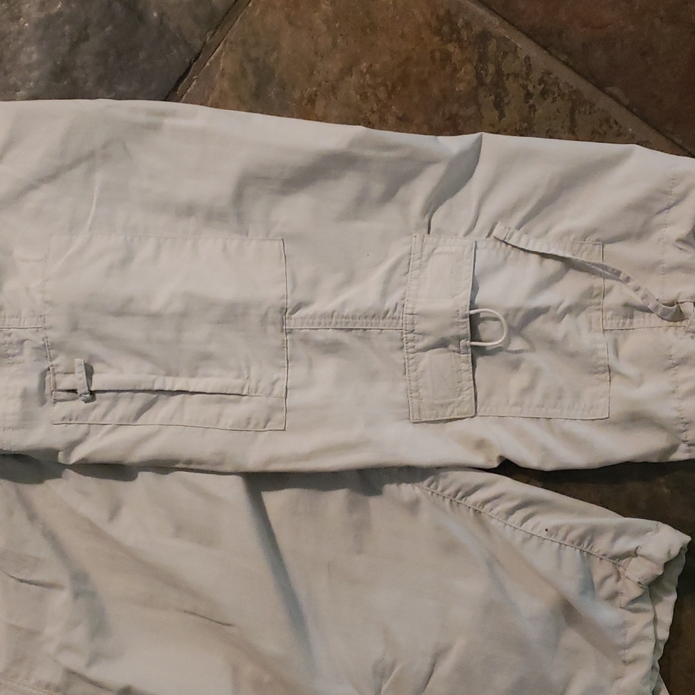 worldwide sportsman women hiking fishing capri cargo pants - Picture 4 of 9
